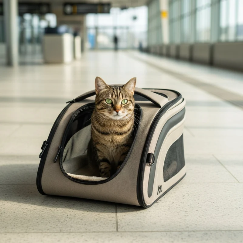 Maelson Snuggle Kennel Hundetransportbox – Flugzeug-zugelassen, faltbar & komfortabel für Auto, Reisen & Tierarzt