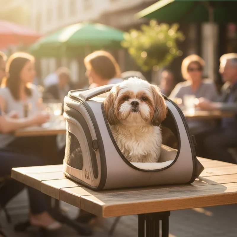 Maelson Snuggle Kennel Hundetransportbox – Flugzeug-zugelassen, faltbar & komfortabel für Auto, Reisen & Tierarzt