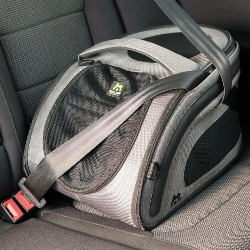 Maelson Snuggle Kennel Hundetransportbox – Flugzeug-zugelassen, faltbar & komfortabel für Auto, Reisen & Tierarzt