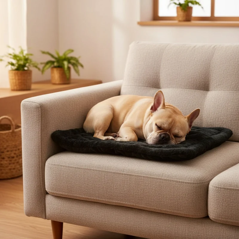 Maelson Soft Bed Deluxe Cushion – Waschbares Premium-Hundekissen mit Plüsch-Oberfläche und rutschfester Unterseite