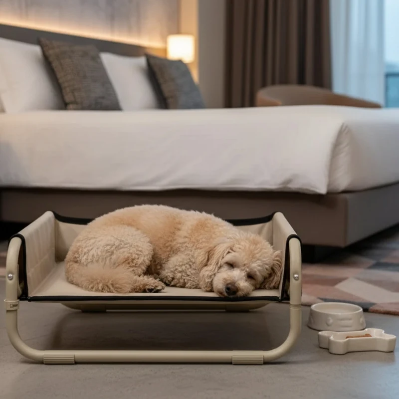 Maelson Soft Bed – Erhöhtes Hundebett faltbar & waschbar für gesunde Gelenke, atmungsaktiv & platzsparend