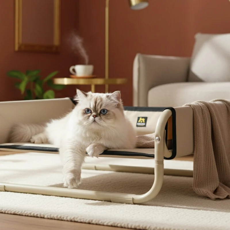 Maelson Soft Bed – Erhöhtes Hundebett faltbar & waschbar für gesunde Gelenke, atmungsaktiv & platzsparend