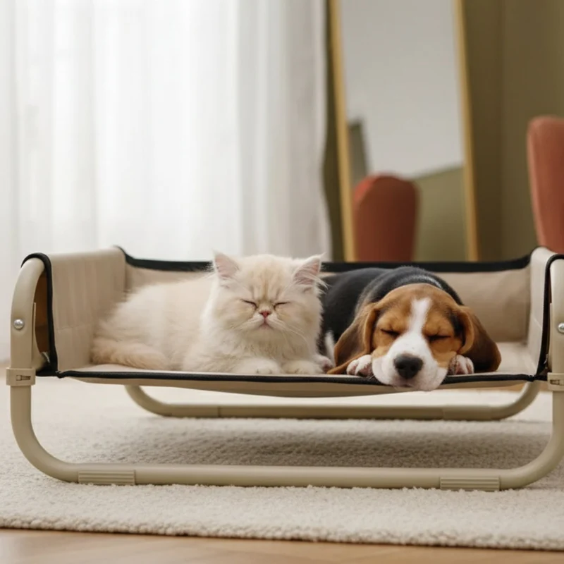 Maelson Soft Bed – Erhöhtes Hundebett faltbar & waschbar für gesunde Gelenke, atmungsaktiv & platzsparend