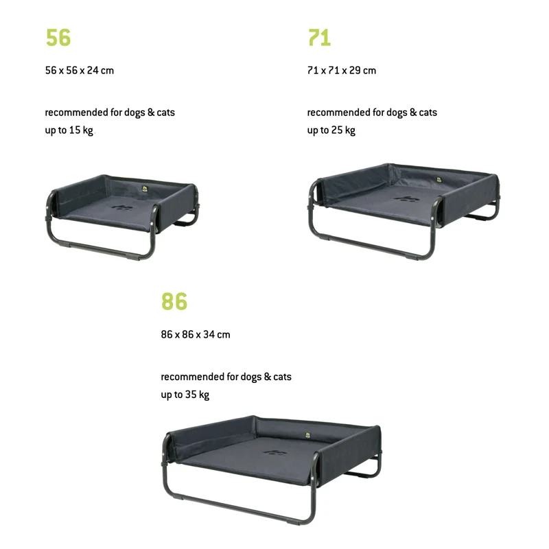 Maelson Soft Bed – Erhöhtes Hundebett faltbar & waschbar für gesunde Gelenke, atmungsaktiv & platzsparend