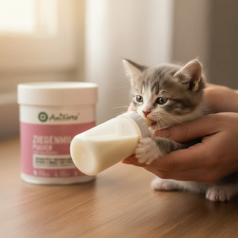AniForte Ziegenmilch Pulver für Hunde & Katzen – Leicht Verdaulich, Stärkt Immunsystem & Ideal für Welpen, Kitten & Sensible Tiere