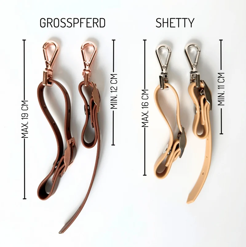 Edle Biothane-Bithanger mit Schnappkarabiner