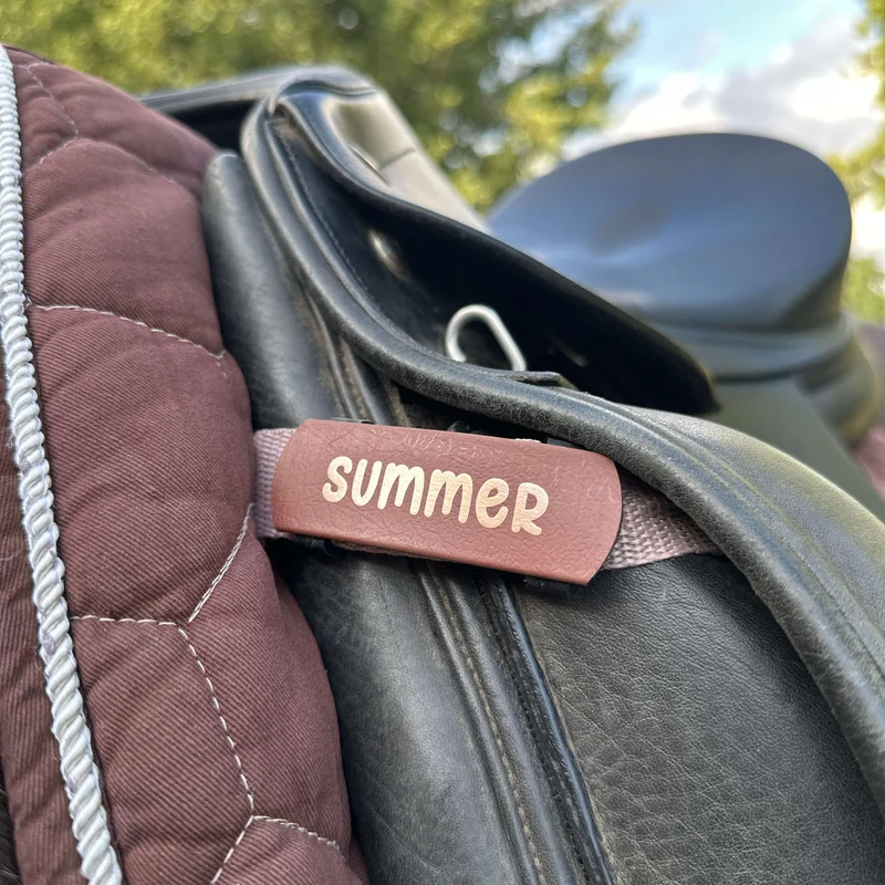 Personalisierte Schabracken-Beschriftung
