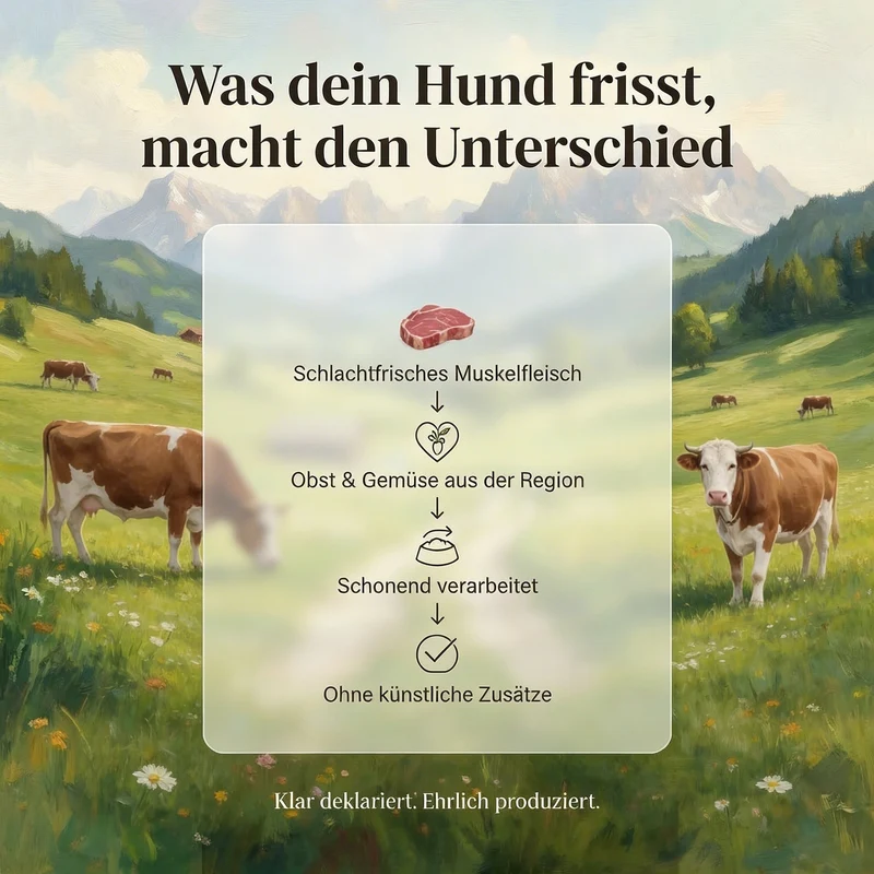 Uncle Rusty's Pferd mit Karotte und Quinoa Nassfutter - regionale Zutaten