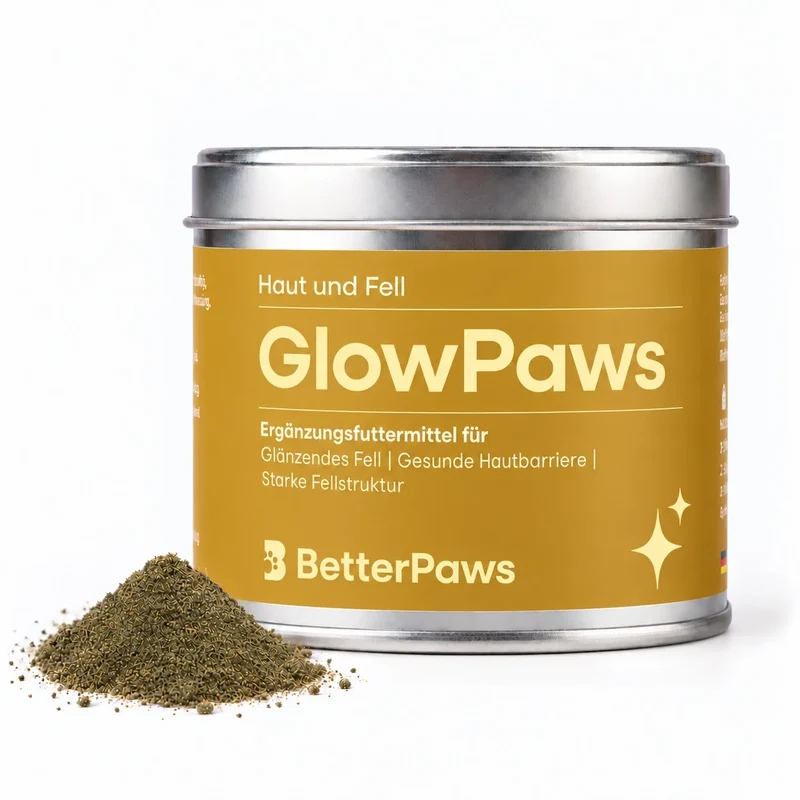 GlowPaws für Hunde von BetterPaws - Pulver für Haut und Fell - 250g