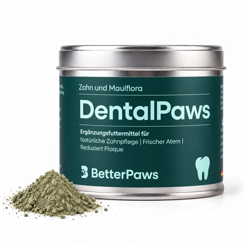 DentalPaws für Hunde von BetterPaws - Pulver für Zahn und Maulflora - 250g