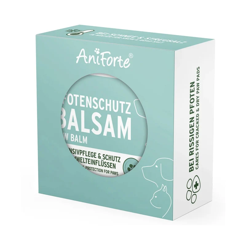 AniForte Pfotenschutz Balsam für Hunde – Natürlicher Pfotenbalsam gegen Risse, Salz & Hitze