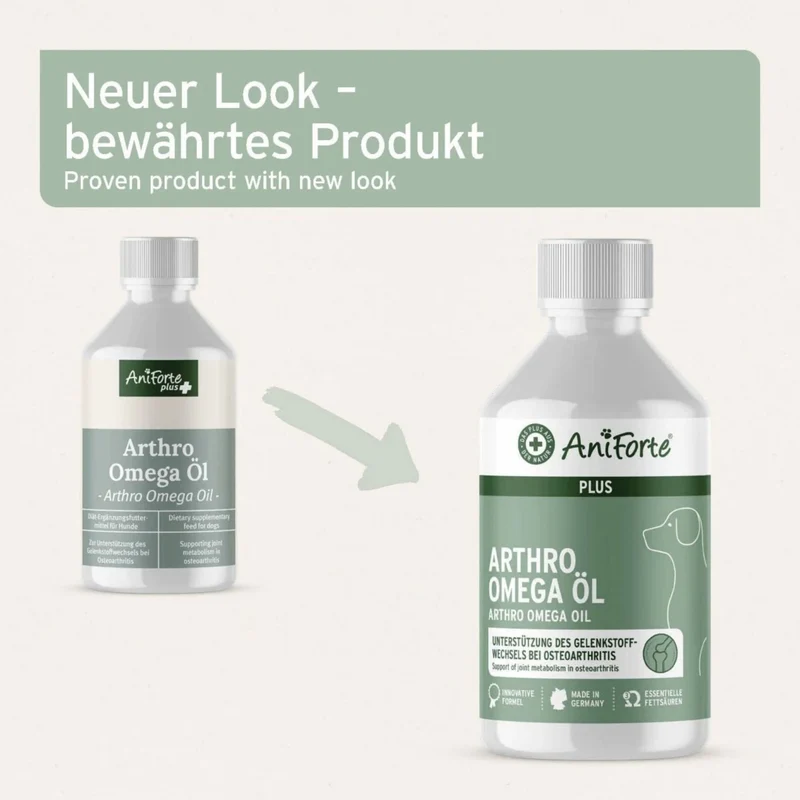 AniForte Arthro Omega Öl für Hunde – Premium Gelenkunterstützung mit Omega-3 bei Arthrose & Gelenkentzündungen
