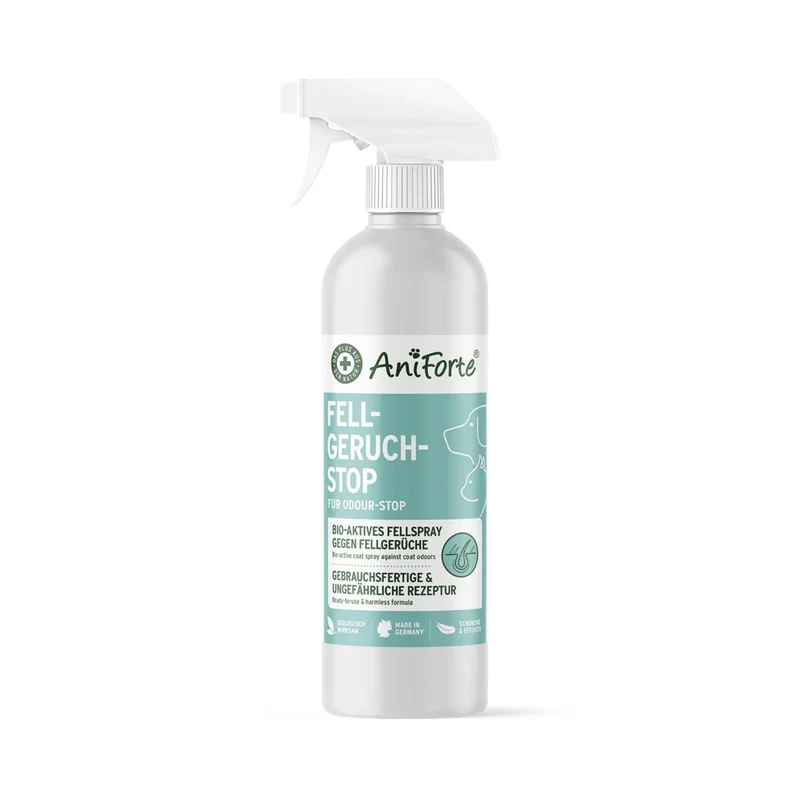 AniForte Fellgeruch-STOP Spray für Hunde – Natürlicher Geruchsneutralisierer gegen Hundegeruch