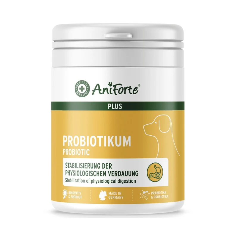 AniForte PLUS Probiotikum Tabs für Hunde – Natürliche Darmflora-Unterstützung mit aktiven Probiotika & Präbiotika für gesunde Verdauung
