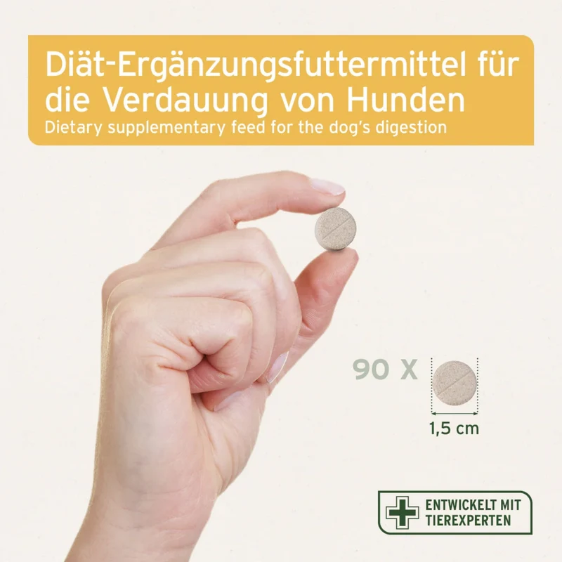 AniForte PLUS Probiotikum Tabs für Hunde – Natürliche Darmflora-Unterstützung mit aktiven Probiotika & Präbiotika für gesunde Verdauung