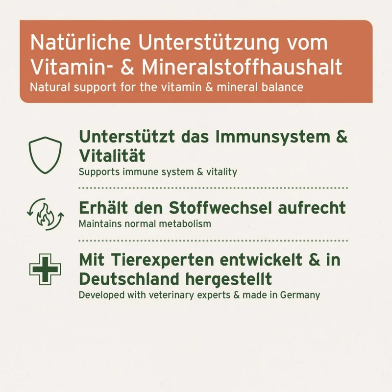 AniForte MultiVETAL – Natürliches Multivitamin-Pulver mit Bierhefe & Omega-3 für Hunde
