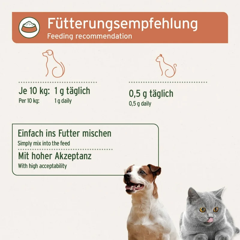 AniForte MultiVETAL – Natürliches Multivitamin-Pulver mit Bierhefe & Omega-3 für Hunde