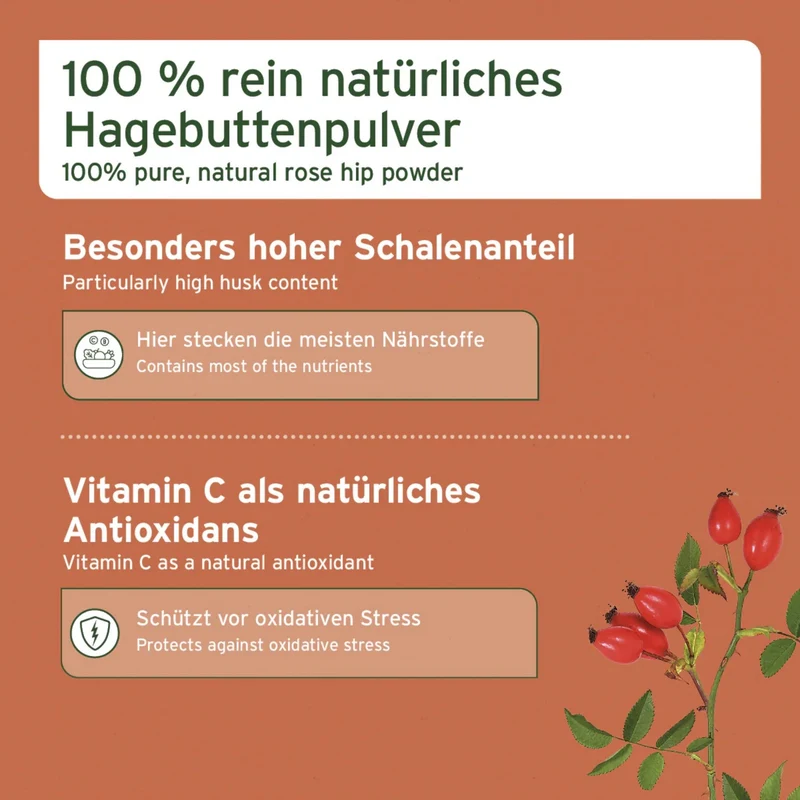 AniForte Hagebuttenpulver für Hunde – Natürliches Vitamin C für starke Gelenke & Immunsystem