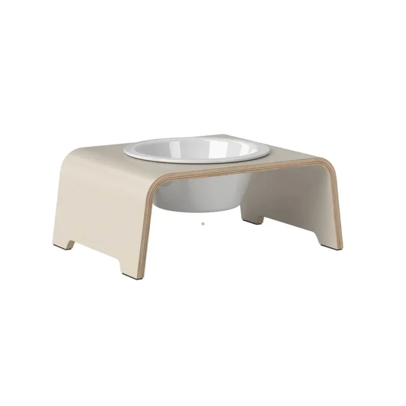 dogBar® Single Hundenapf | Porzellan | Cashmere Grey | 3 Größen