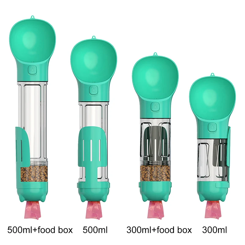 Pet Water Bottle | Multifunctional and Portable Dog Travel Water Dispenser with Food Container
