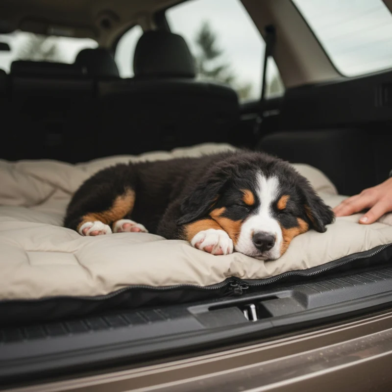 Maelson Cosy Roll Reisedecke – Kuschelige Hundedecke für unterwegs, waschbar, rutschfest & kompakt rollbar