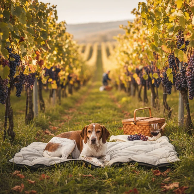 Maelson Cosy Roll Reisedecke – Kuschelige Hundedecke für unterwegs, waschbar, rutschfest & kompakt rollbar