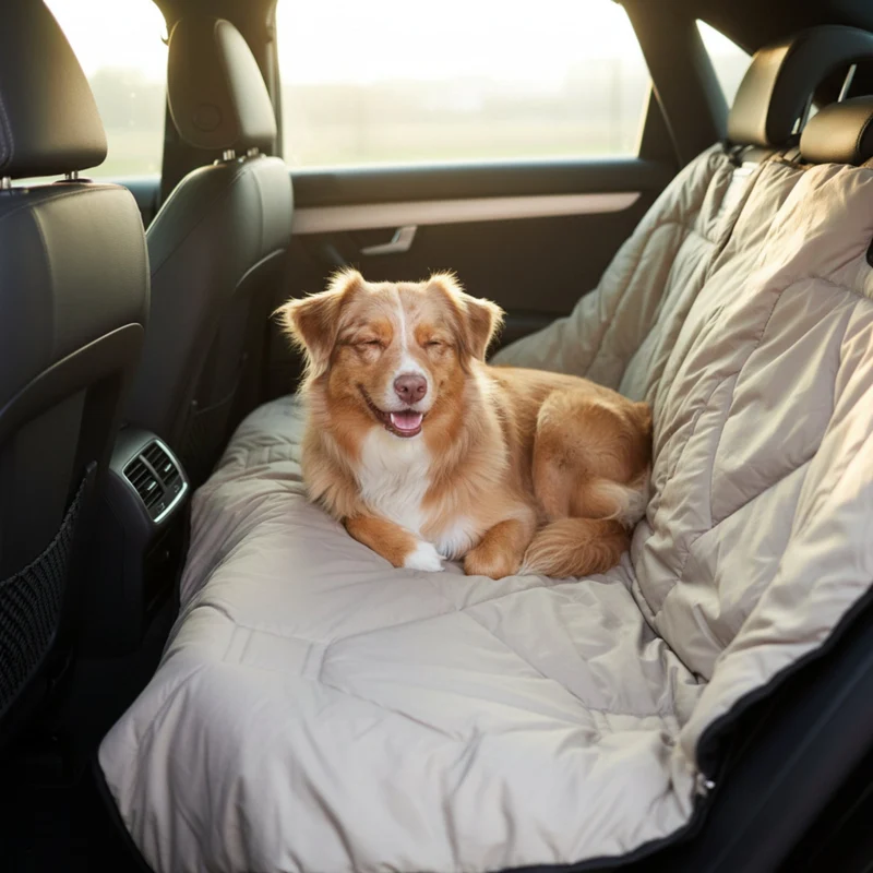 Maelson Cosy Roll Reisedecke – Kuschelige Hundedecke für unterwegs, waschbar, rutschfest & kompakt rollbar