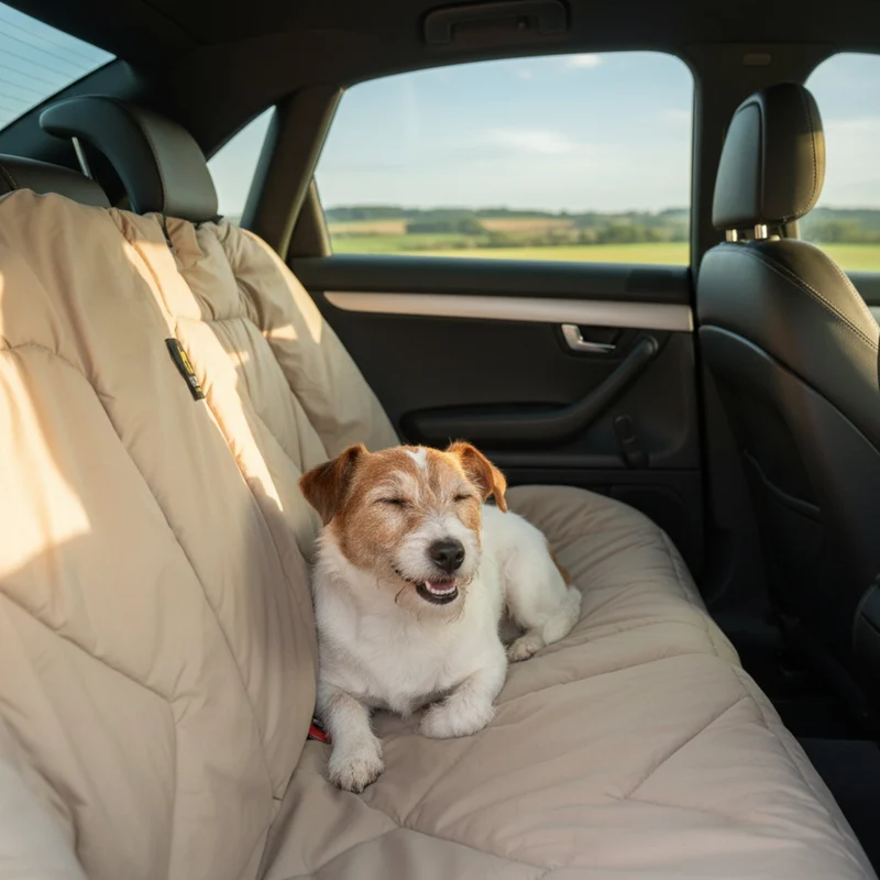 Maelson Cosy Roll Reisedecke – Kuschelige Hundedecke für unterwegs, waschbar, rutschfest & kompakt rollbar