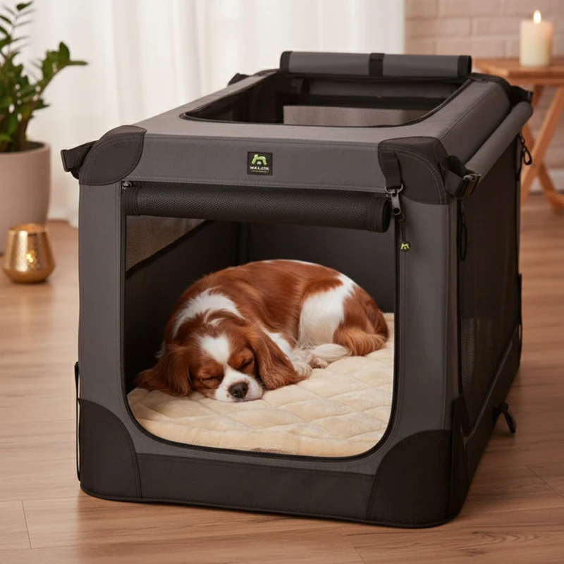 Maelson Soft Kennel Deluxe Cushion – Waschbares Premium-Hundekissen mit rutschfester Unterseite für erholsamen Schlaf