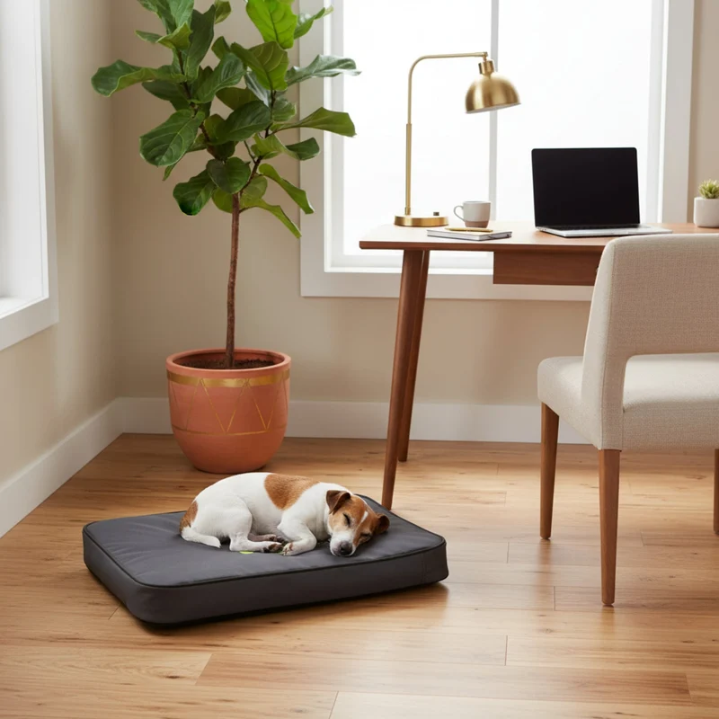 Maelson Lounge Mat – Extra dickes Hundekissen für Transportbox mit 7cm Polsterung, wasserabweisend & waschbar