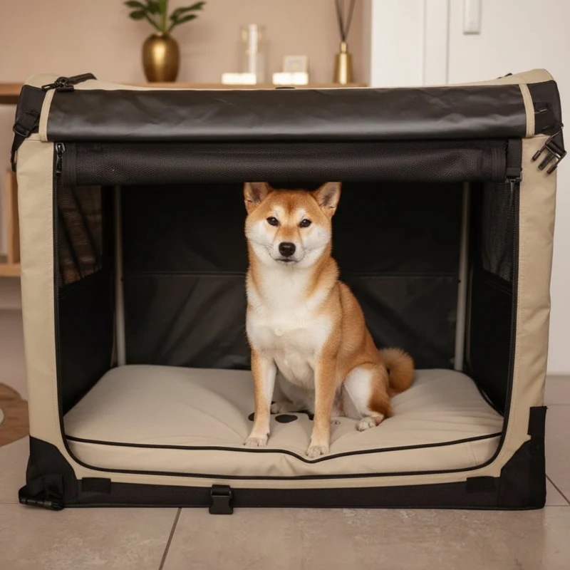 Maelson Lounge Mat – Extra dickes Hundekissen für Transportbox mit 7cm Polsterung, wasserabweisend & waschbar
