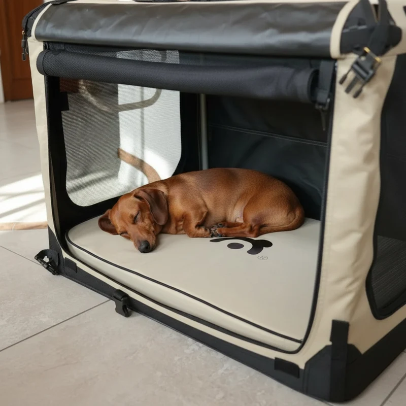 Maelson Lounge Mat – Extra dickes Hundekissen für Transportbox mit 7cm Polsterung, wasserabweisend & waschbar