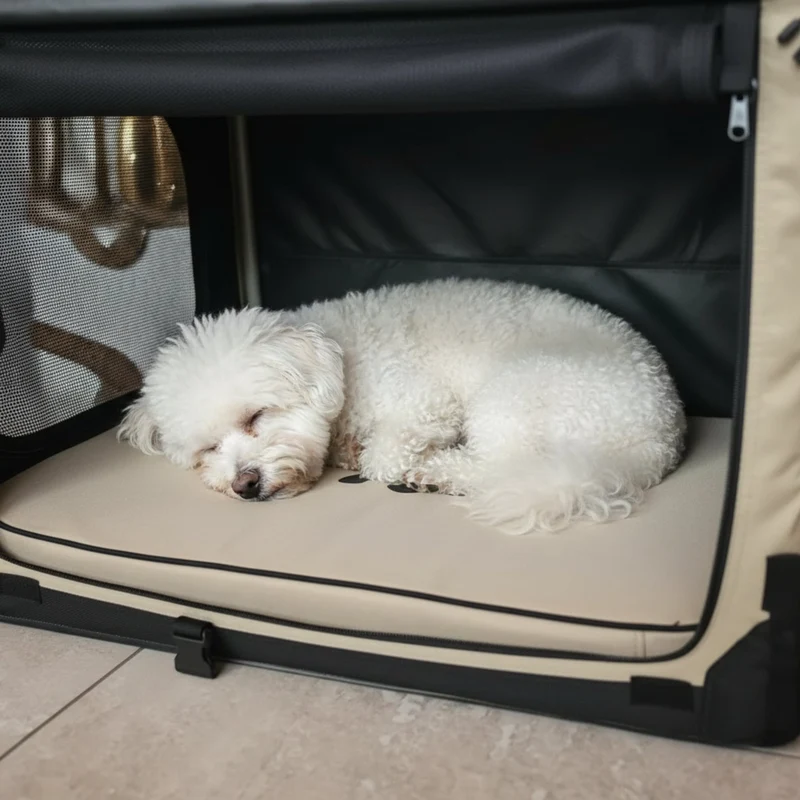 Maelson Lounge Mat – Extra dickes Hundekissen für Transportbox mit 7cm Polsterung, wasserabweisend & waschbar