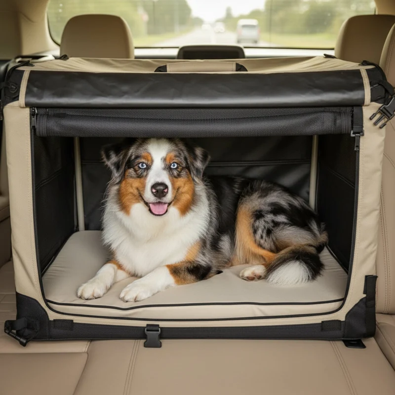 Maelson Lounge Mat – Extra dickes Hundekissen für Transportbox mit 7cm Polsterung, wasserabweisend & waschbar