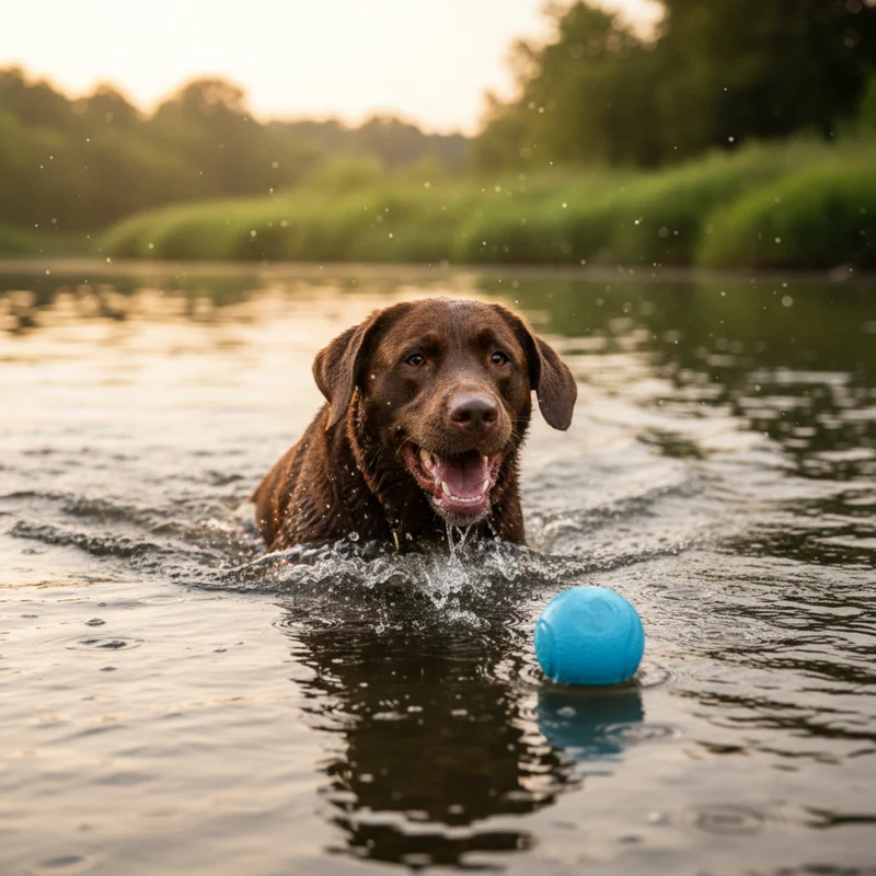 West Paw Zogoflex Boundr – Robuster Hundeball für Apportierer, Wasserratten & Kau-Enthusiasten | Spülmaschinenfest, schwimmfähig & kompatibel mit Ballschleudern