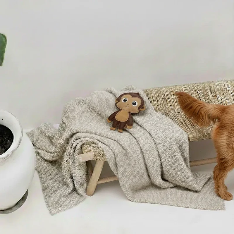 BUDDY. Leder Hundespielzeug Affe - für kleine Hunde - schadstoffgeprüft - inkl. 15% Rabatt Hundetraining Ellen Marques