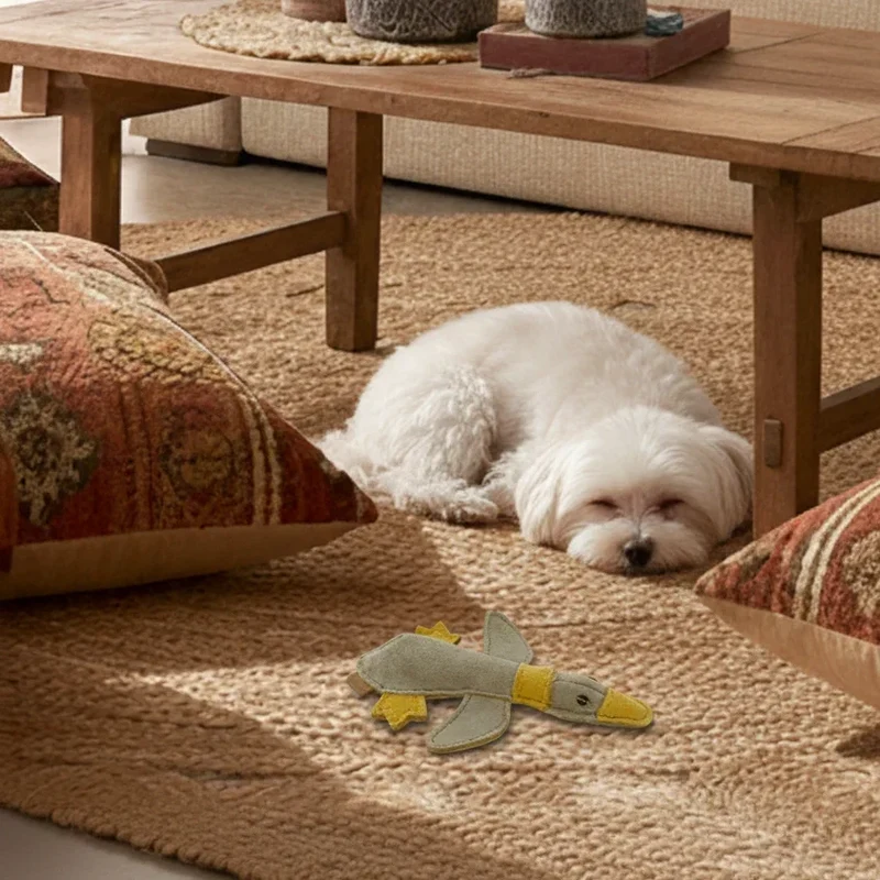 BUDDY. Leder Hundespielzeug Ente - schadstoffgeprüft - 2 Größen - inkl. 15% Rabatt Hundetraining Ellen Marques