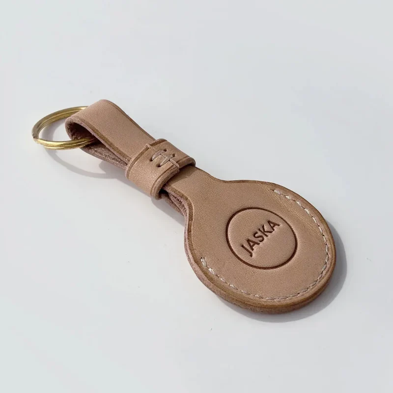Jaska Apple Airtag Tracker Leder-Etui LOGG | Handarbeit Made in Germany | 3 Farben