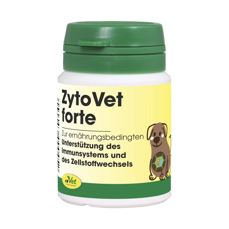 cdVet ZytoVet forte – Natürliche Immunstärkung für Hunde, Katzen & Pferde mit Vitaminen, Spurenelementen & Kräutern