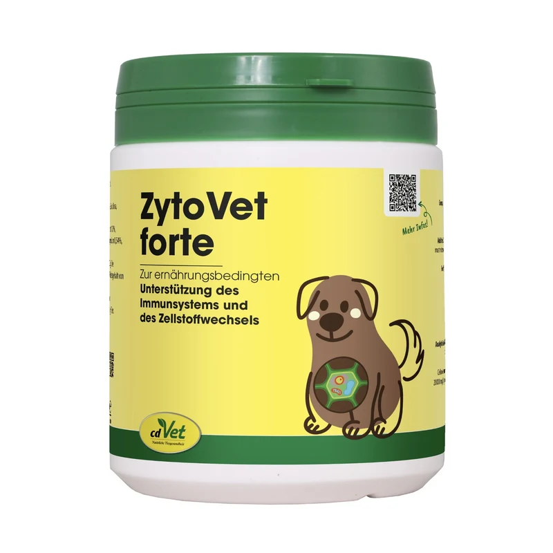 cdVet ZytoVet forte – Natürliche Immunstärkung für Hunde, Katzen & Pferde mit Vitaminen, Spurenelementen & Kräutern