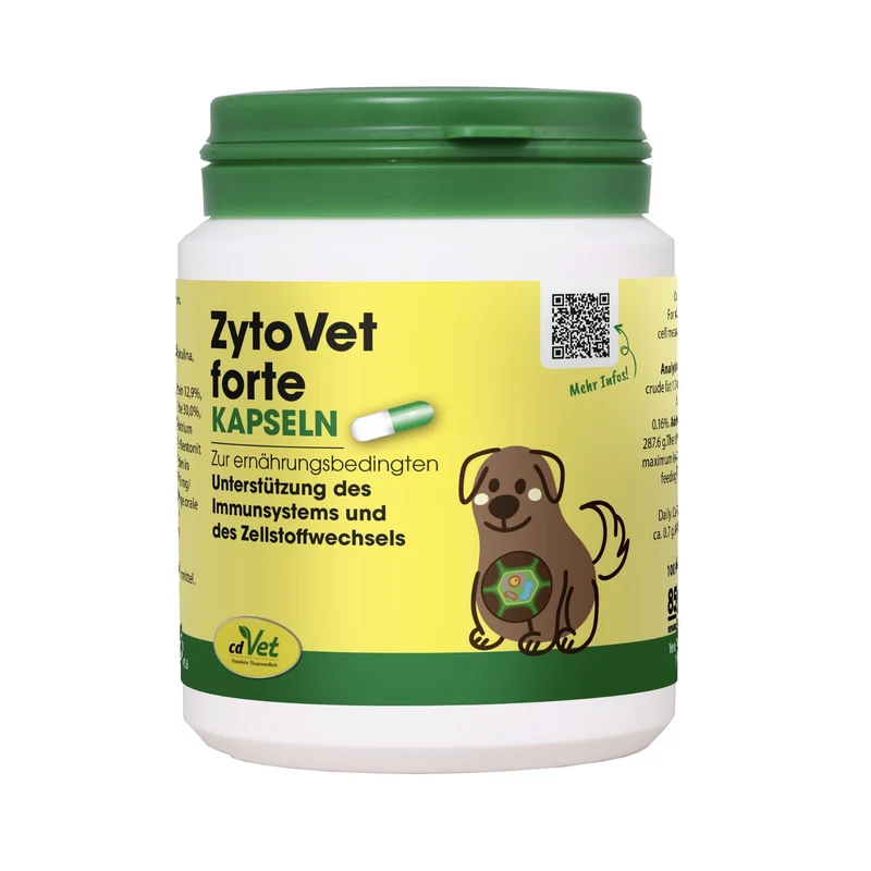 cdVet ZytoVet forte – Natürliche Immunstärkung für Hunde, Katzen & Pferde mit Vitaminen, Spurenelementen & Kräutern