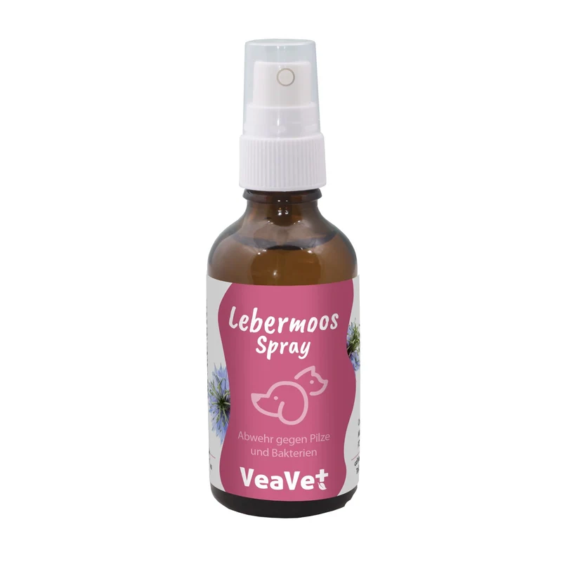 cdVet VeaVet Lebermoos Spray – Natürliche Hautpflege bei Juckreiz, Rötungen & Hautirritationen für Hunde, Katzen & Nager
