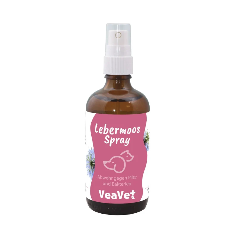 cdVet VeaVet Lebermoos Spray – Natürliche Hautpflege bei Juckreiz, Rötungen & Hautirritationen für Hunde, Katzen & Nager