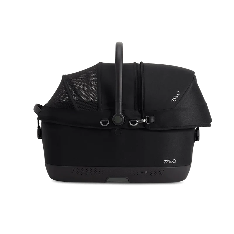 Isofix Autositz & Transportbox Maeve™ iso6x Wind Tavo | Integriertes Belüftungssystem | für Hunde bis 18 kg | GREENGUARD-Gold-Zertifizierung | Onyx
