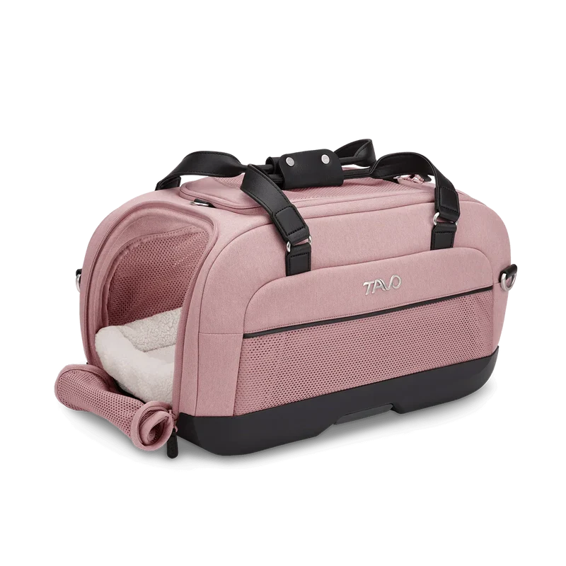 Flug- & Transporttasche Tavo Dupree II für Hunde & Katzen bis 9 kg | GREENGUARD-Gold-Zertifizierung | Farbe: Sakura