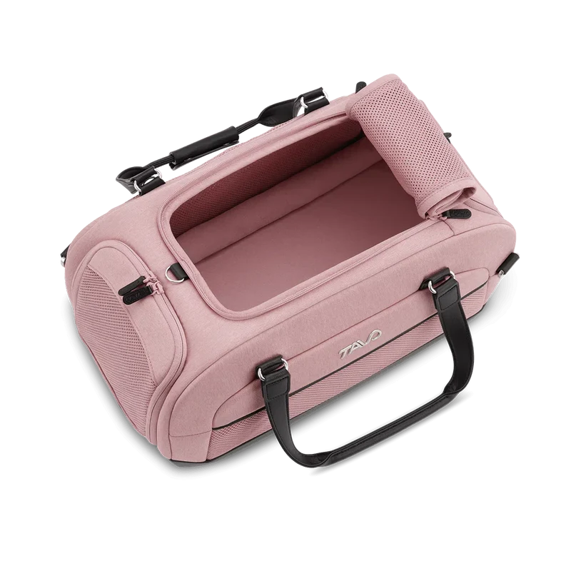 Flug- & Transporttasche Tavo Dupree II für Hunde & Katzen bis 9 kg | GREENGUARD-Gold-Zertifizierung | Farbe: Sakura