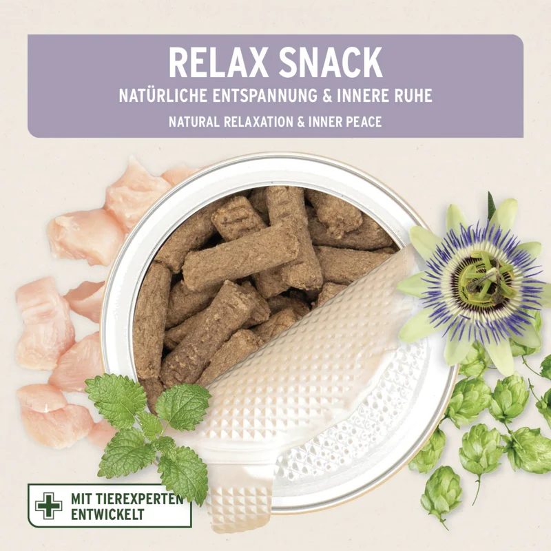 AniForte Relax-Snack für Hunde – Natürliche Beruhigung mit Hähnchen & Kräutern
