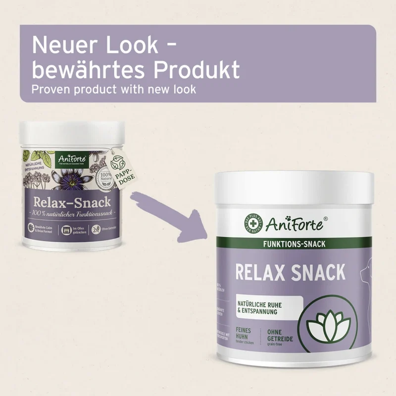 AniForte Relax-Snack für Hunde – Natürliche Beruhigung mit Hähnchen & Kräutern