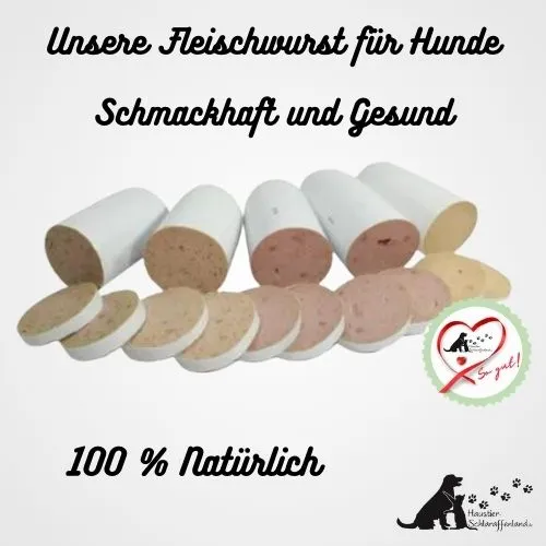 Hundewurst Kaninchen - Pures Fleisch