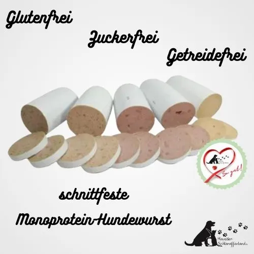 Hundewurst Kaninchen - Pures Fleisch